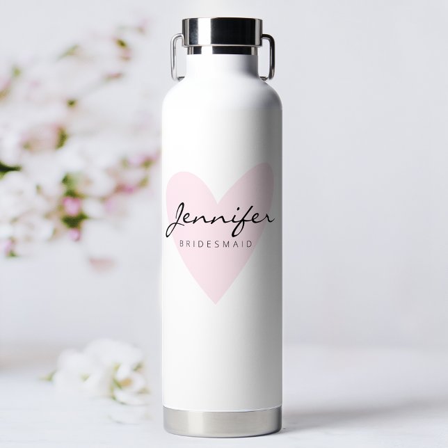 Botella De Agua La moderna dama de honor personalizada (Subido por el creador)