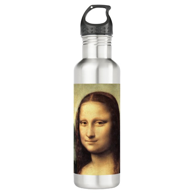 Botella De Agua La Mona Lisa Leonardo da Vinci (Anverso)