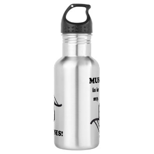 Botella De Agua La música en mis genes