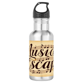 Botella De Agua La Música Es Mi Escape 2