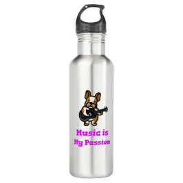 Botella De Agua La música es mi pasión