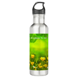 Botella De Agua "La Naturaleza Es . ... Fotografía de la luz solar