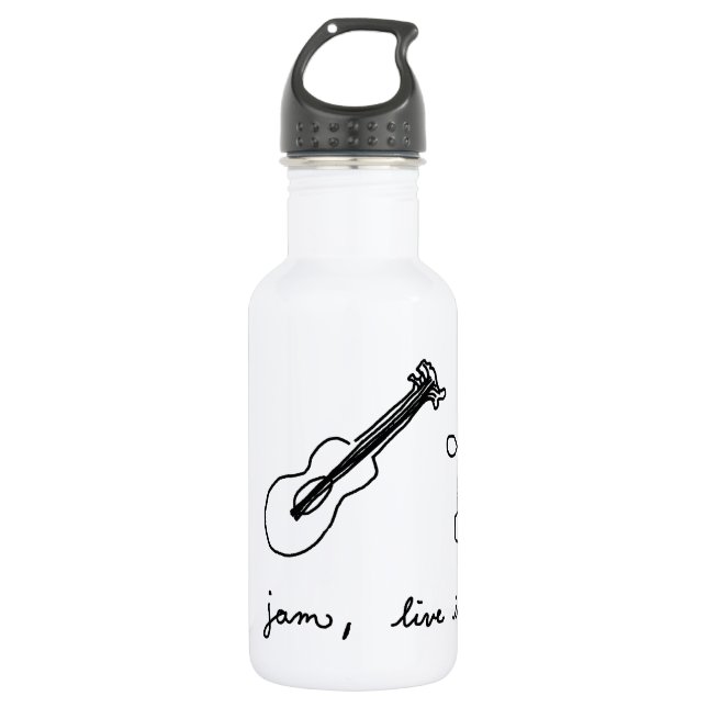 Botella De Agua La paz, atasco, vive en un Van (Anverso)