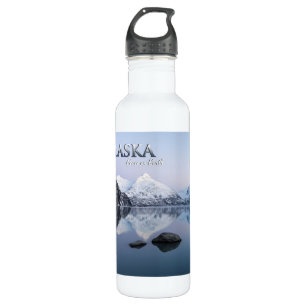 Botella De Agua La paz de Alaska en la Tierra