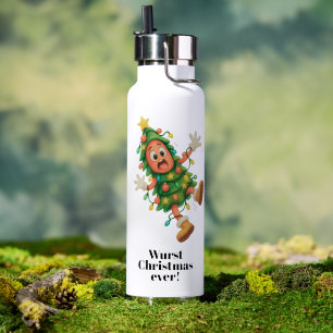Botella De Agua ¡La peor Navidad de todas! Salami divertido