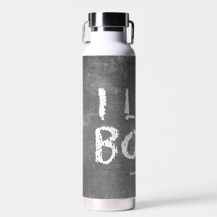 Botella De Agua La pizarra sucia oscura de SlipperyJoe's Me gustan