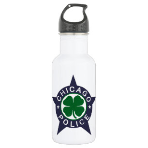 Botella De Agua La policía de Chicago del irlandés Badge la