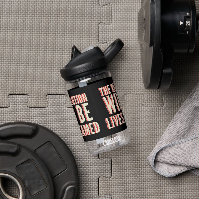 Botella De Agua La revolución será transmitida en vivo (Gimnasio)