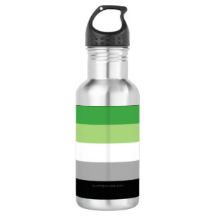 Botella De Agua La romántica bandera del orgullo de SlipperyJoe ob