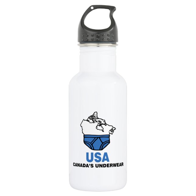 Botella De Agua La ropa interior de Canadá (Anverso)