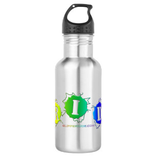 Botella De Agua La señal de orgullo de colores arcoíris de Slipper