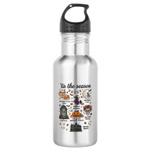 Botella De Agua La temporada de Halloween Bruja Calabaza Cráneo_1