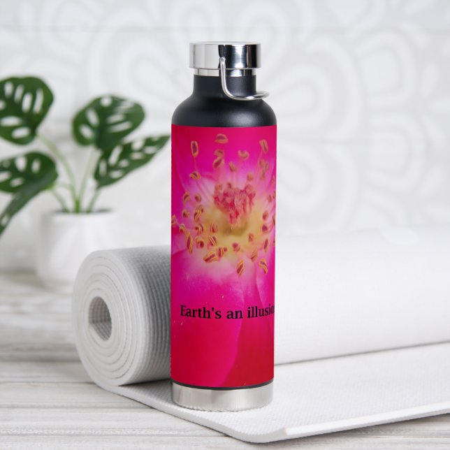 Botella De Agua La Tierra es una ilusión (Yoga)