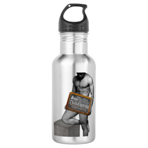 Botella De Agua La tradición de Acción de Gracias de SlipperyJoe m