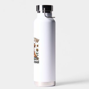 Botella De Agua La vaca sagrada 100 días de escuela 100 días de ed
