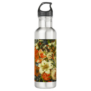 Botella De Agua La vida con flores y fruta