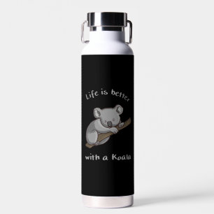 Botella De Agua La Vida Es Mejor Con Koala
