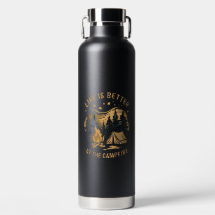 Botella De Agua La vida es mejor en el campamento de Camping Campe