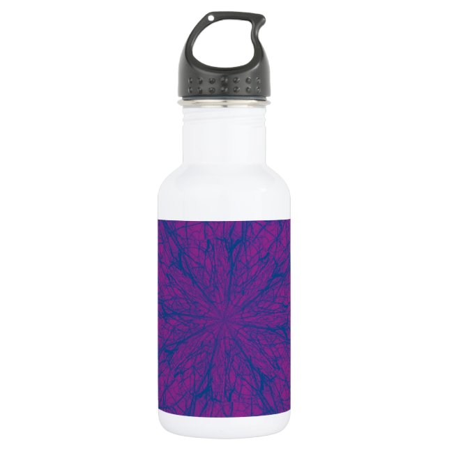 Botella De Agua Laberinto púrpura (Anverso)
