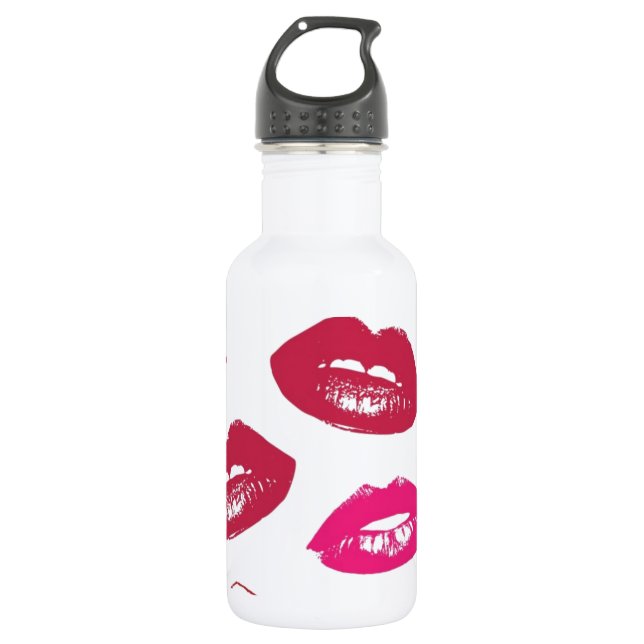 Botella De Agua Labios (Anverso)