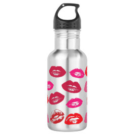 Botella De Agua Labios de Kissable (Labios de Besado, Labios Rojos