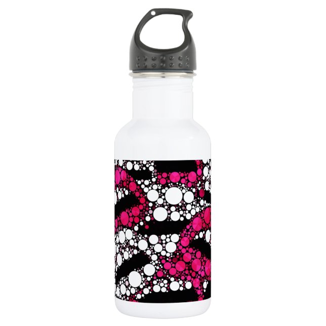 Botella De Agua Labios descarados bling el extracto (Anverso)