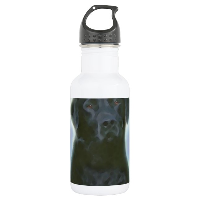 Botella De Agua laboratorio negro (Anverso)