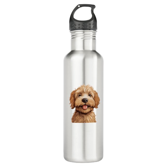 Botella De Agua Labradoodle de Australia (Anverso)