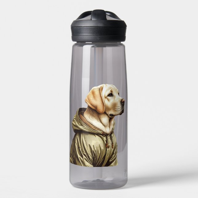 Botella De Agua Labrador/perro en la caza (Delante)