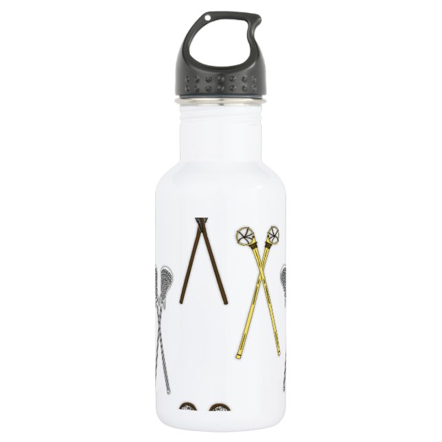 Botella De Agua Lacrosse Sticks (Anverso)