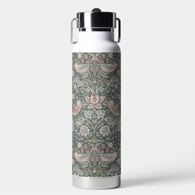 Botella De Agua Ladrón de Fresas, William Morris (Frente)