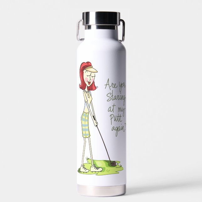 Botella De Agua Lady Golfer (Delantero)