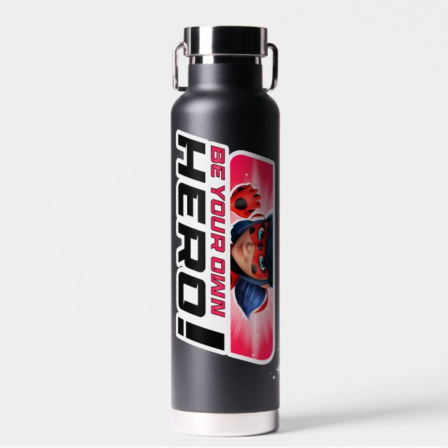 Botella De Agua Ladybug milagroso | Ser su propio héroe (Delantero)