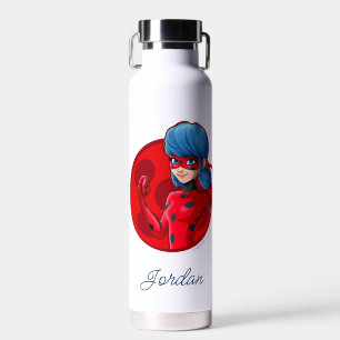 Botella De Agua Ladybug Red Badge