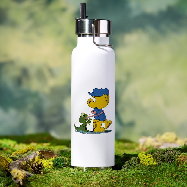 Botella De Agua Lagarto Bebé de Ferald (Al aire libre (girado))