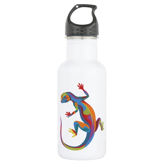 Botella De Agua Lagarto pintado (Anverso)