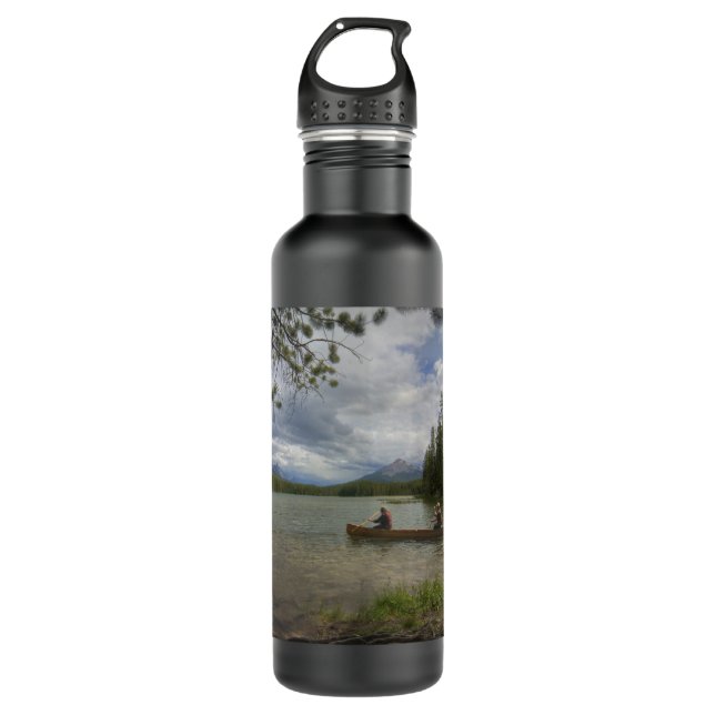 Botella De Agua Lago Canoeing (Anverso)