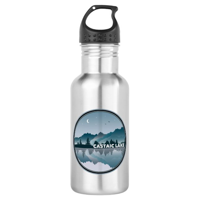 Botella De Agua Lago Castaic California Reflejo (Anverso)