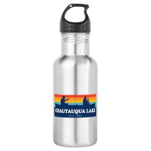 Botella De Agua Lago Chautauqua Nueva York Canoe