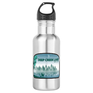 Botella De Agua Lago Deep Creek Maryland Ciervos