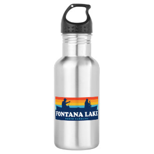 Botella De Agua Lago Fontana Carolina del Norte Canoa