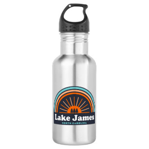 Botella De Agua Lago James Carolina del Norte Arcoíris