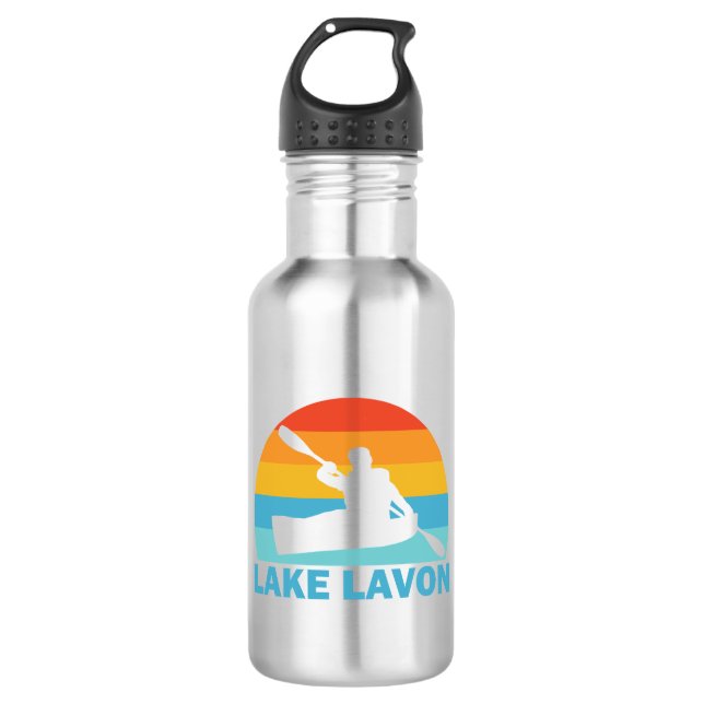 Botella De Agua Lago Lavon Texas Kayak (Anverso)