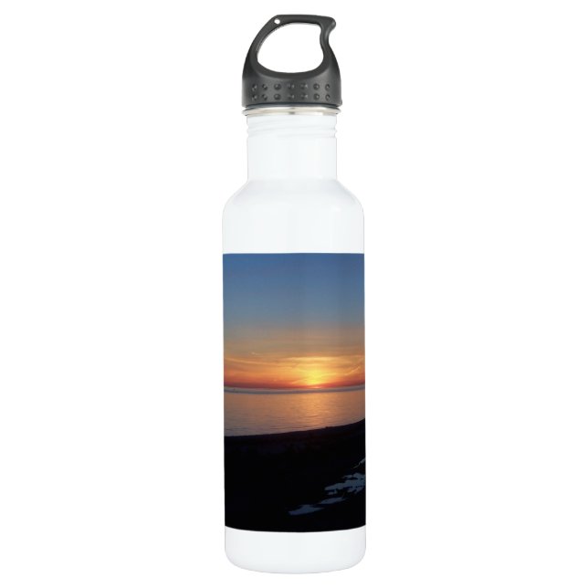 Botella De Agua Lago Michigan Sunset (Anverso)
