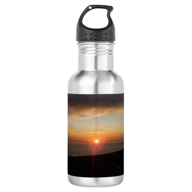 Botella De Agua Lago Michigan Sunset (Anverso)