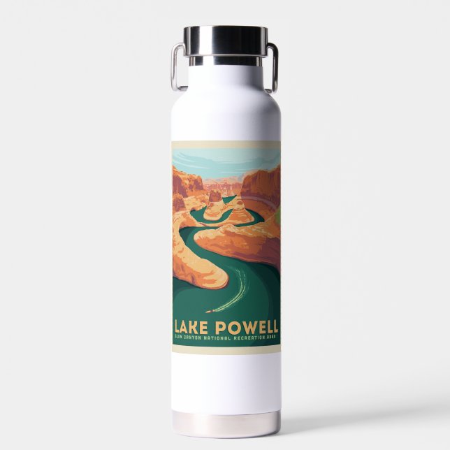 Botella De Agua Lago Powell | Arizona y Utah (Delantero)