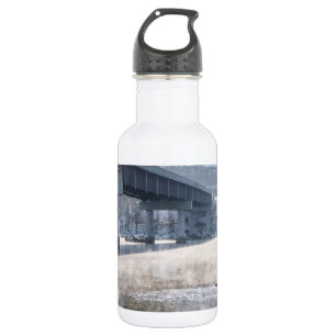 Botella De Agua Lago Taneycomo Foggy Invernadero Pesca Inoxidable