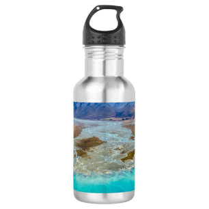 Botella De Agua Lago Tekapo y Alpes del Sur, Nueva Zelanda