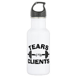 Botella De Agua Lágrimas de mi cliente regalo de entrenador person