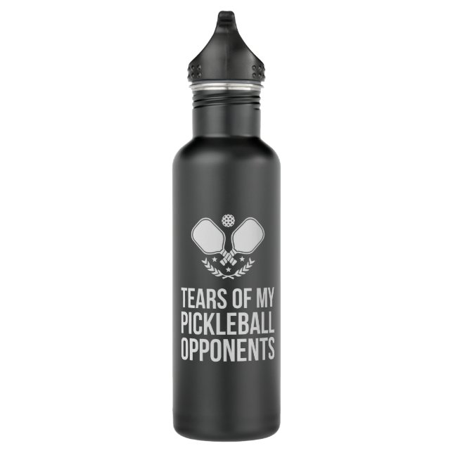 Botella De Agua Lágrimas de mi Pickleball oponentes nombre persona (Derecha)